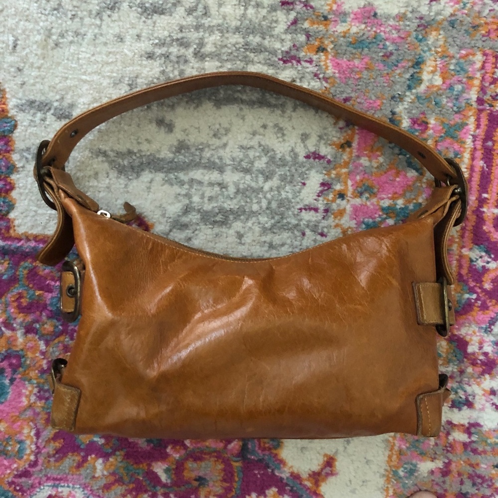 Kooba Caramel Tatum Buckle Bag